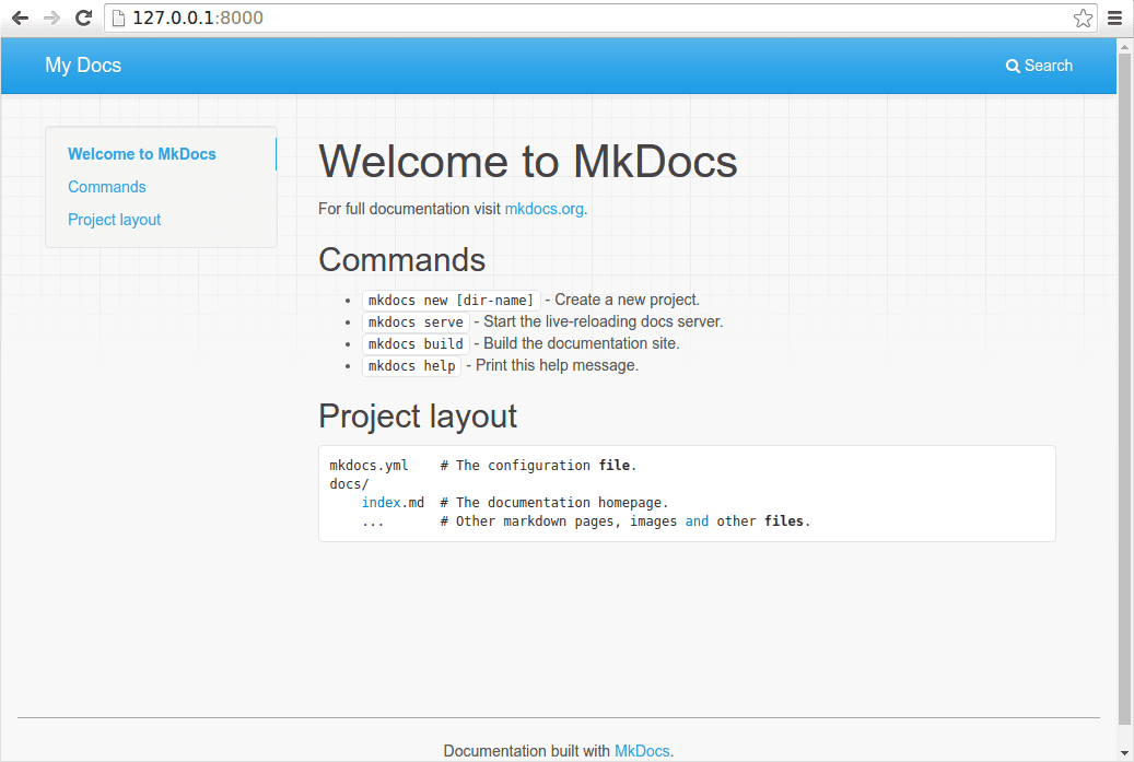 mkdocs