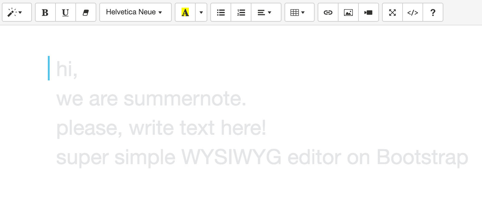 summernote
