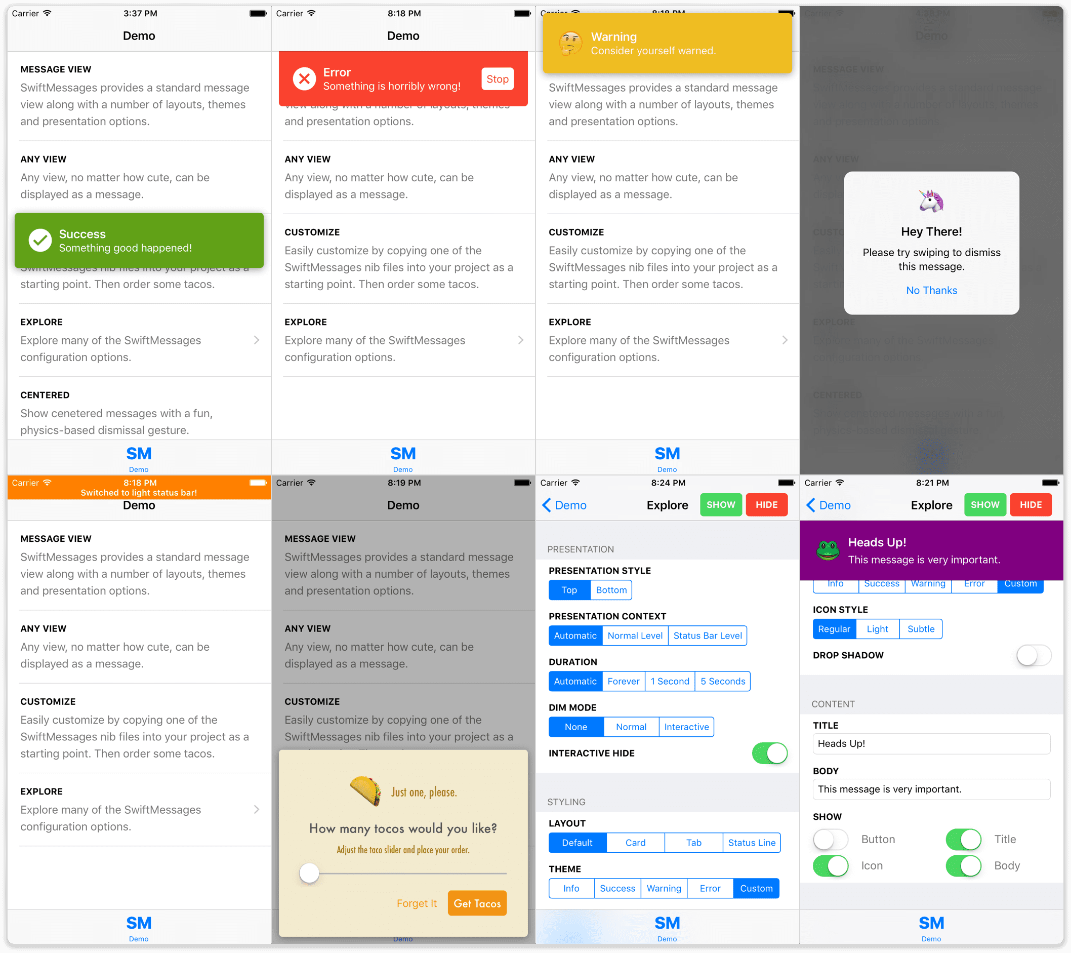 SwiftMessages