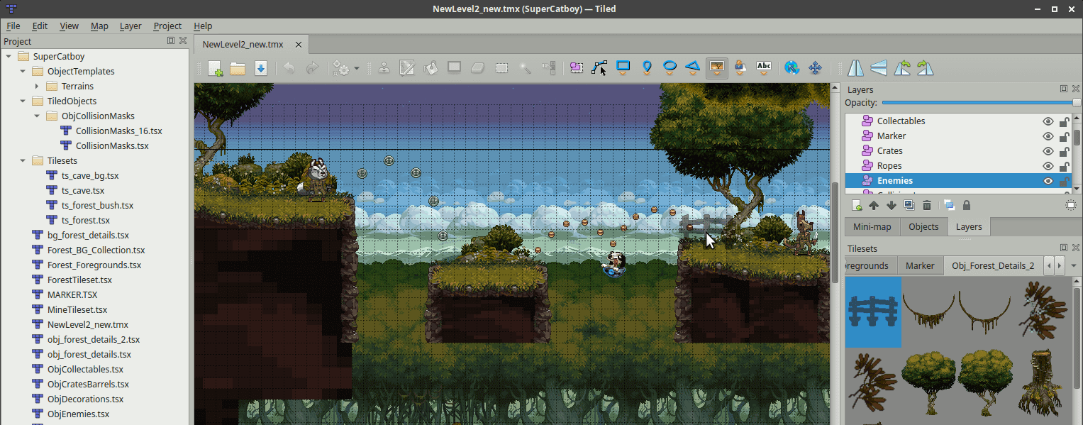 tiled